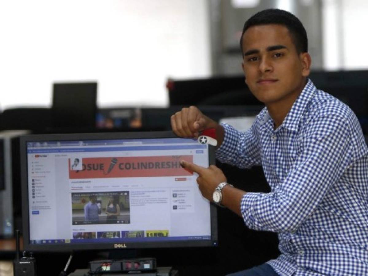 Josué Colindres, el influencer de moda: 'Seré el mejor periodista deportivo de Honduras'