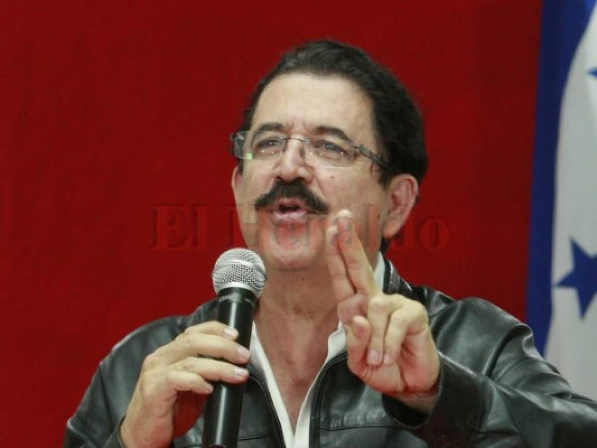 Manuel Zelaya insiste en llamados a una desobediencia civil en Honduras