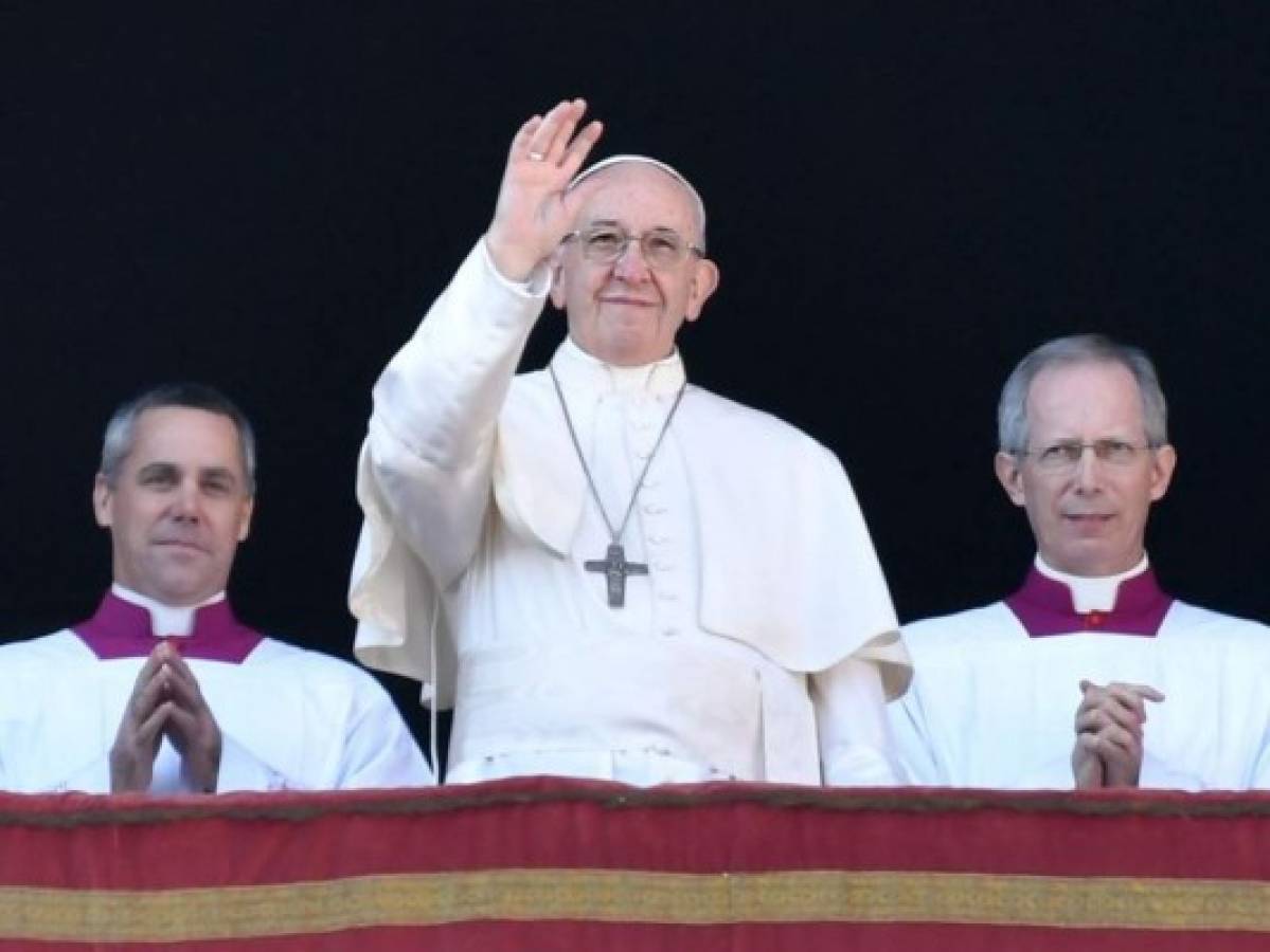 El papa Francisco pide paz en Jerusalén en su mensaje de Navidad