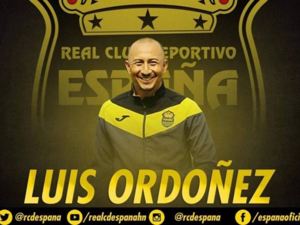 Real España nombra a Luis Ordóñez como nuevo entrenador interino  