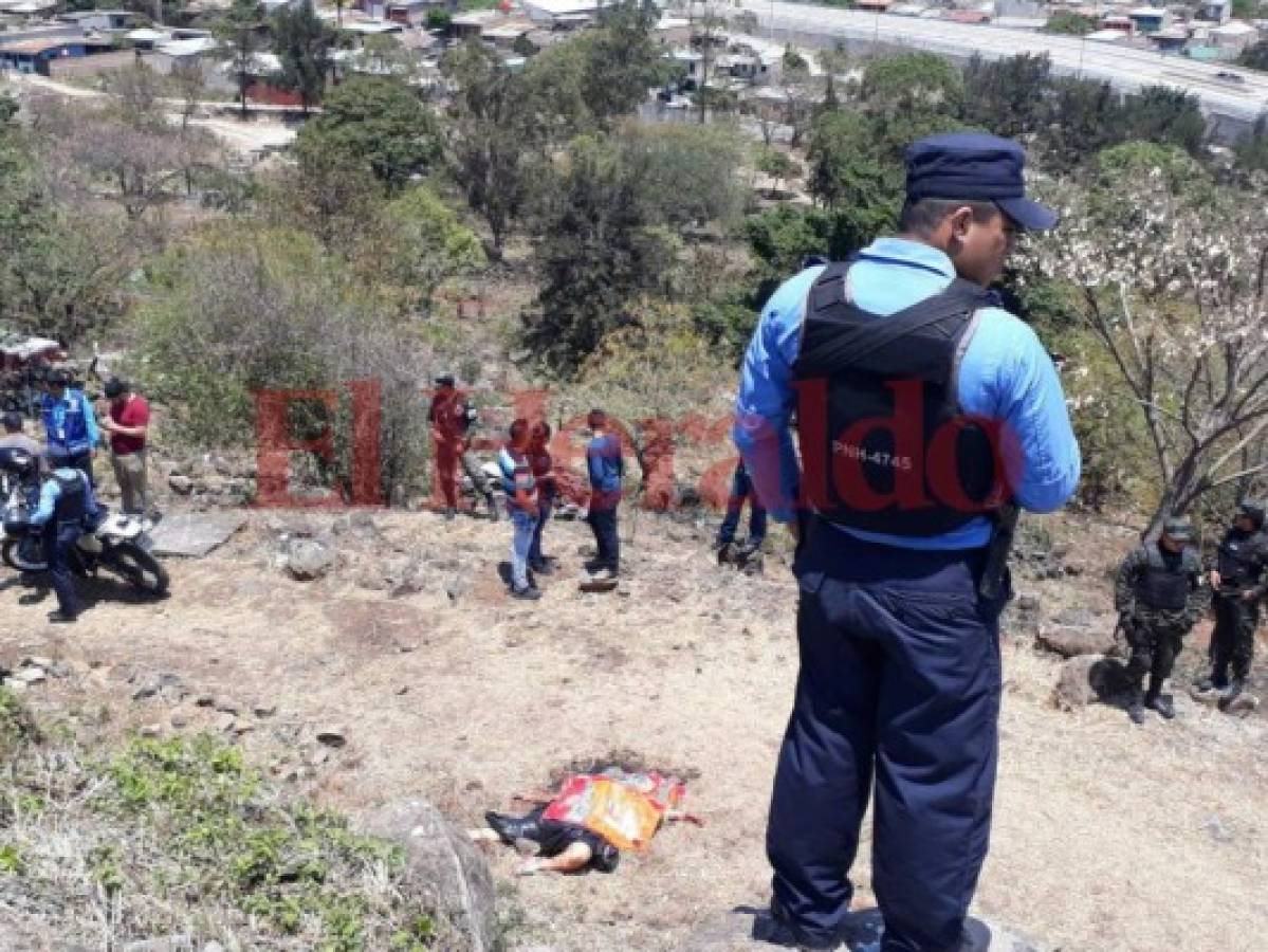Encuentran cadáver desnudo de una mujer en el cementerio Divino Paraíso, en la capital de Honduras