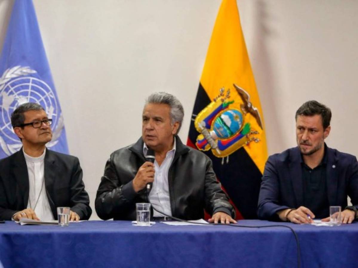 Moreno e indígenas alcanzan acuerdo para poner fin a protestas en Ecuador