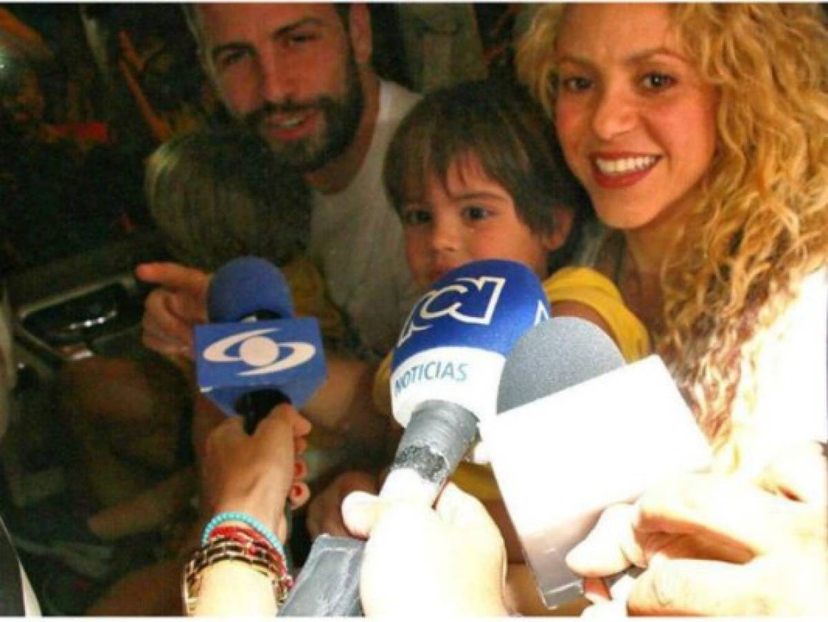 Shakira y Piqué llegan a Colombia y causan furor