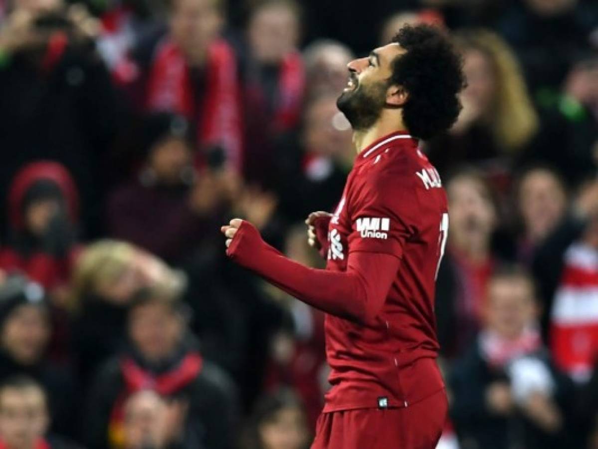 Salah y Kane alcanzaron a Aubameyang en goleadores de Premier League