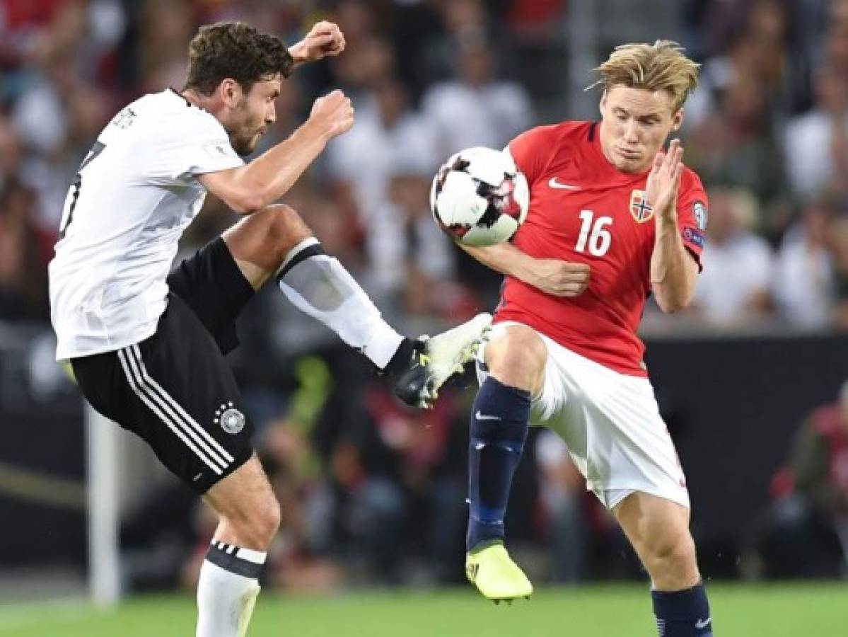 Alemania queda a las puertas del Mundial con una goleada a Noruega (6-0)