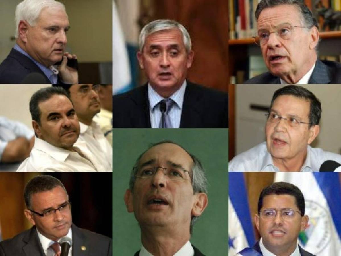 Expresidentes de Centroamérica que han sido señalados por corrupción