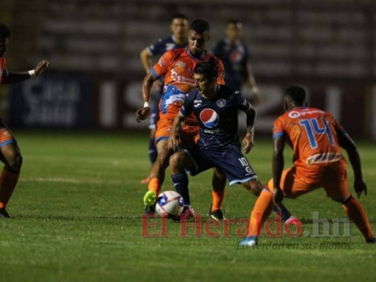 Motagua le ganó 1-2 a Lobos de la UPNFM en el Nacional