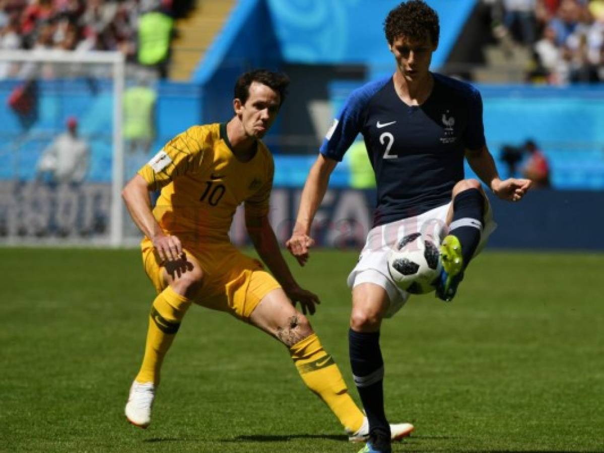 Francia venció con lo justo 2-1 Australia en el Mundial de Rusia 2018