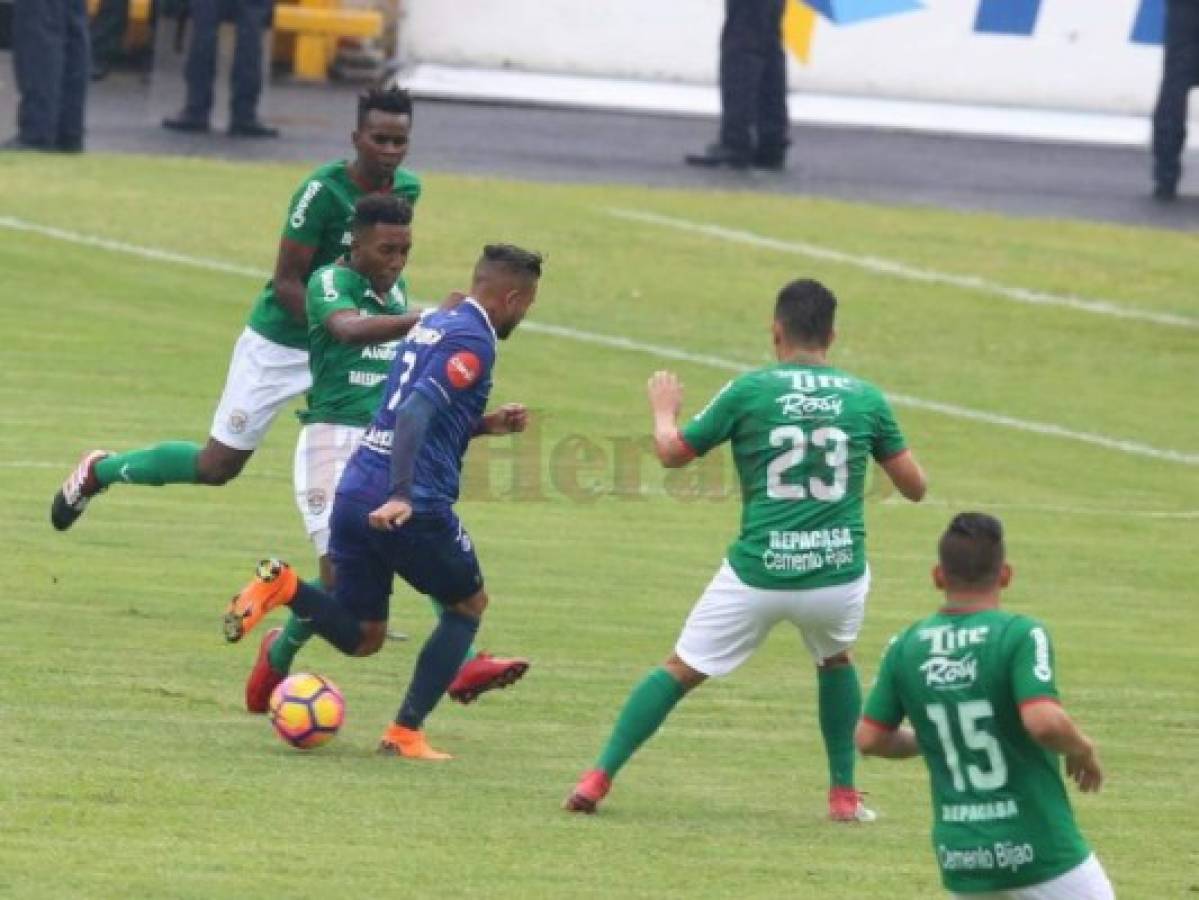 Motagua y Marathón empatan 1-1 en la final de ida y el Verde saca un punto de oro