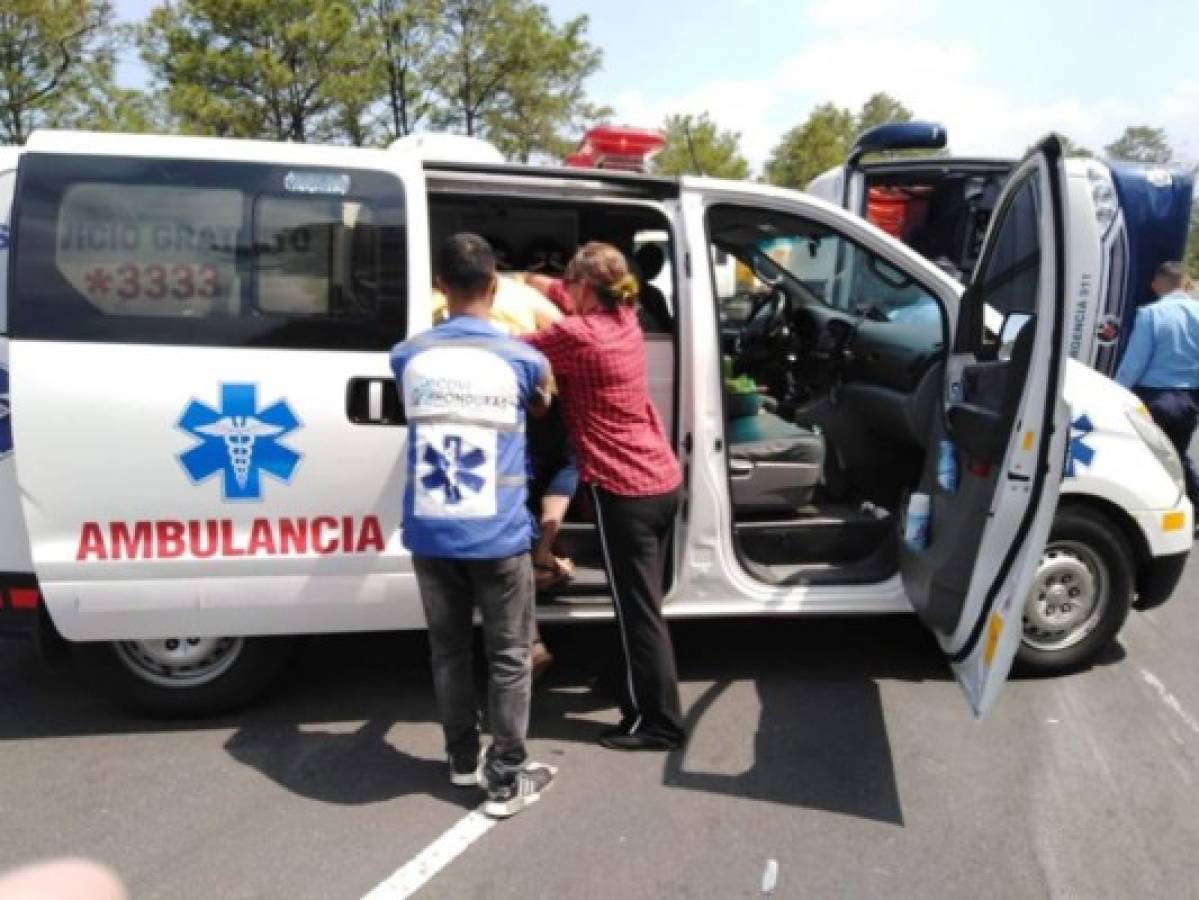 Listado de heridos en accidente de bus de la Anapo en la carretera CA-5