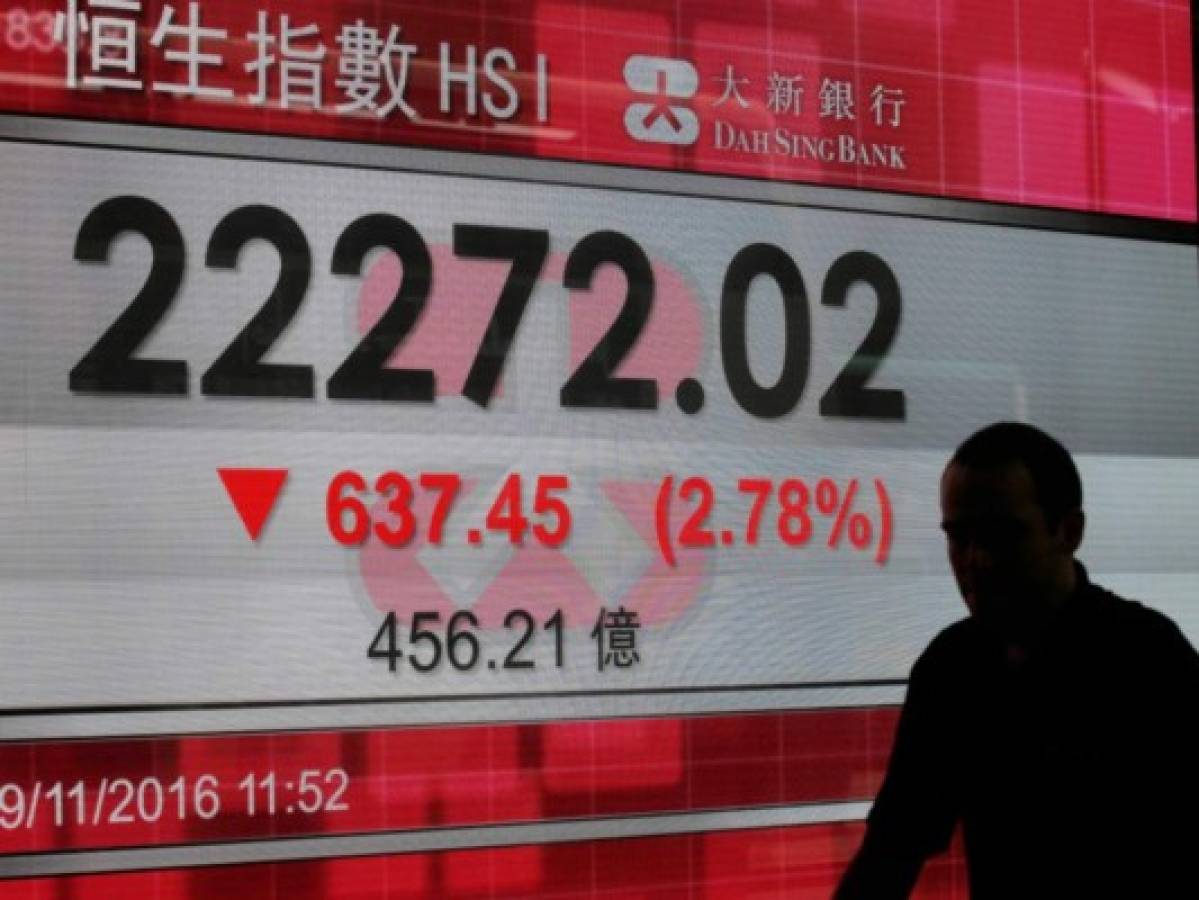 Caen los mercados asiáticos ante el repunte de Donald Trump