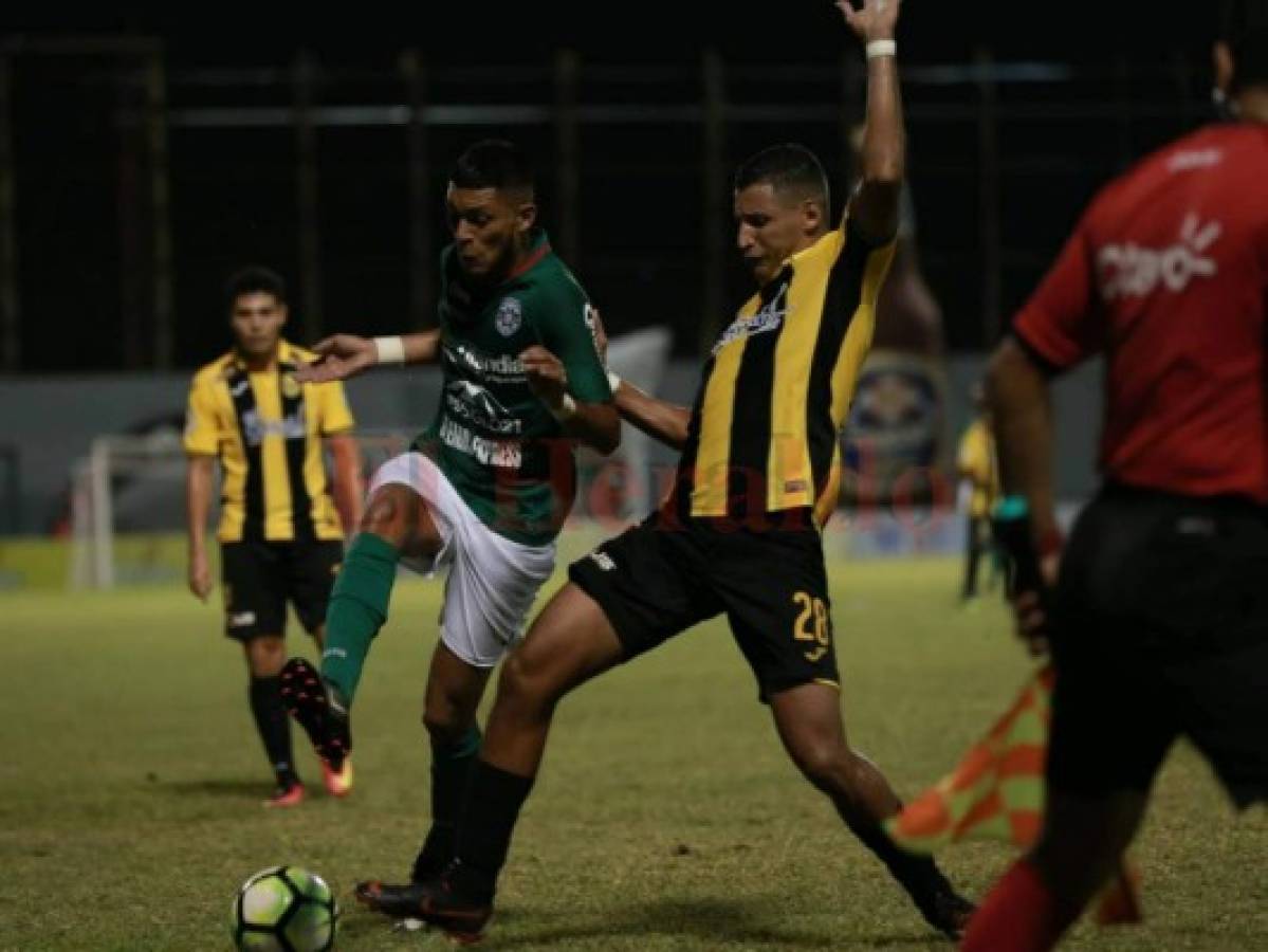 Real España y Marathón empatan 1-1 en un accidentado partido en el Morazán