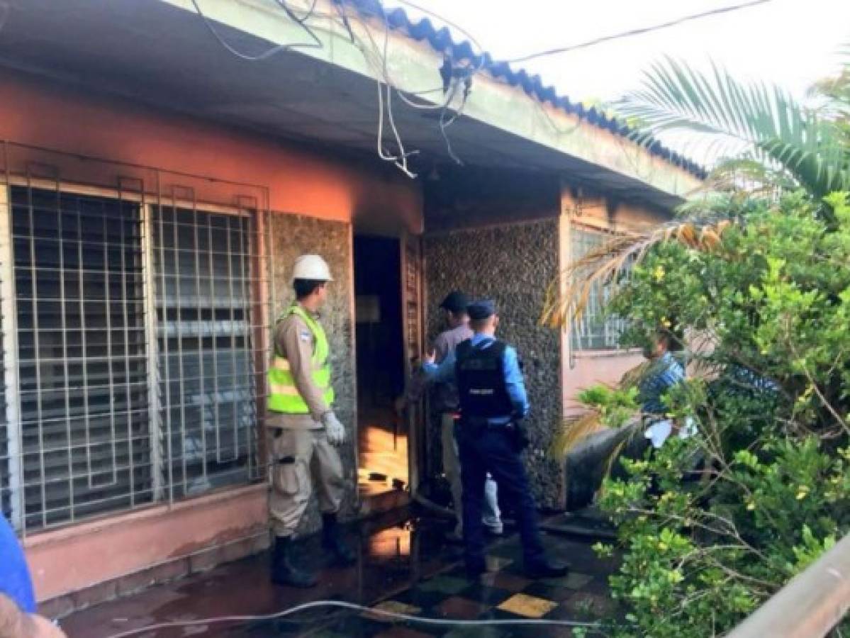 Incendio en vivienda deja a dos niños muertos y una anciana hospitalizada en San Pedro Sula