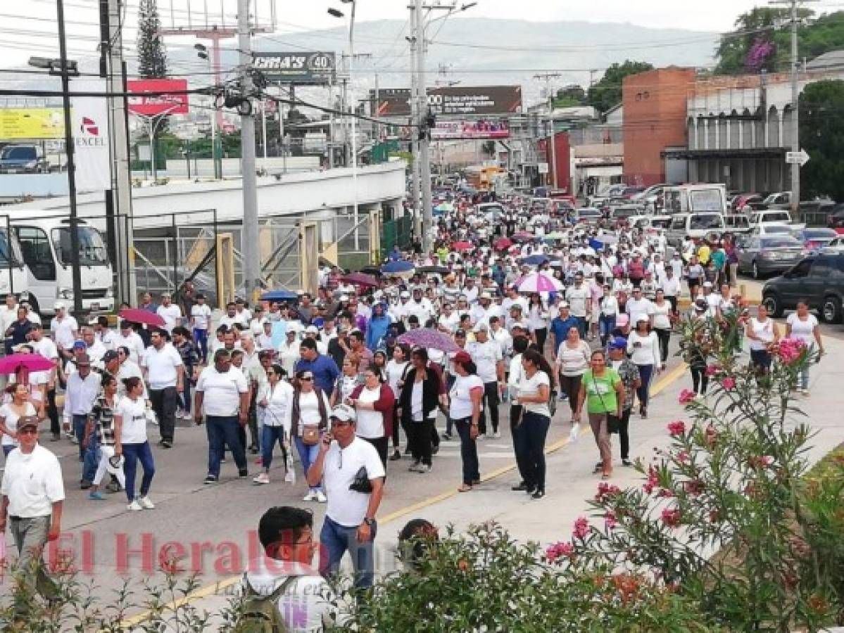 Realizan segunda 'Marcha por la paz' en la capital