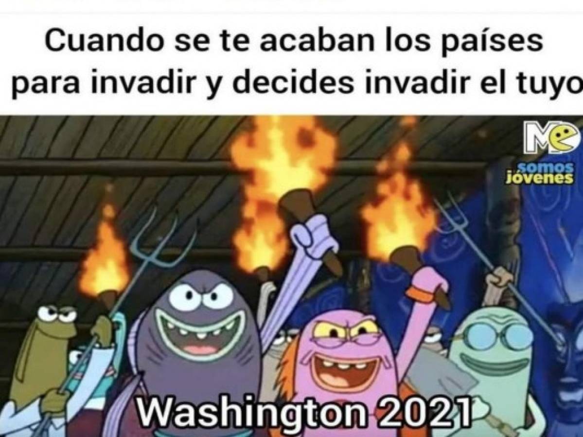 Los ocurrentes memes que dejó la invasión al Capitolio de Estados Unidos