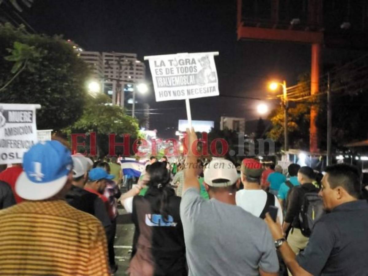 Cientos de capitalinos se unieron a las protestas contra el polémico proyecto habitacional y la defensa de La Tigra.