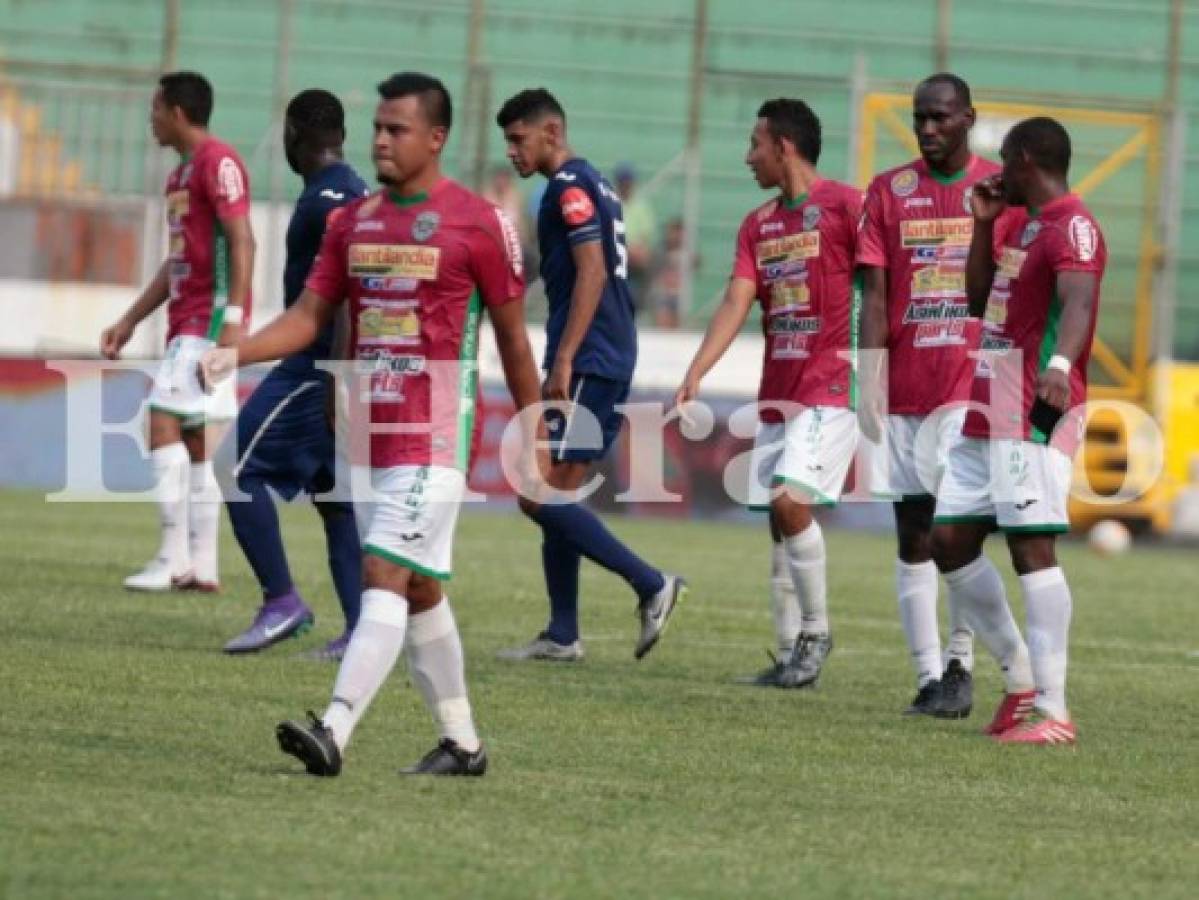 Motagua derrota por dos goles al Marathón y va por el repechaje