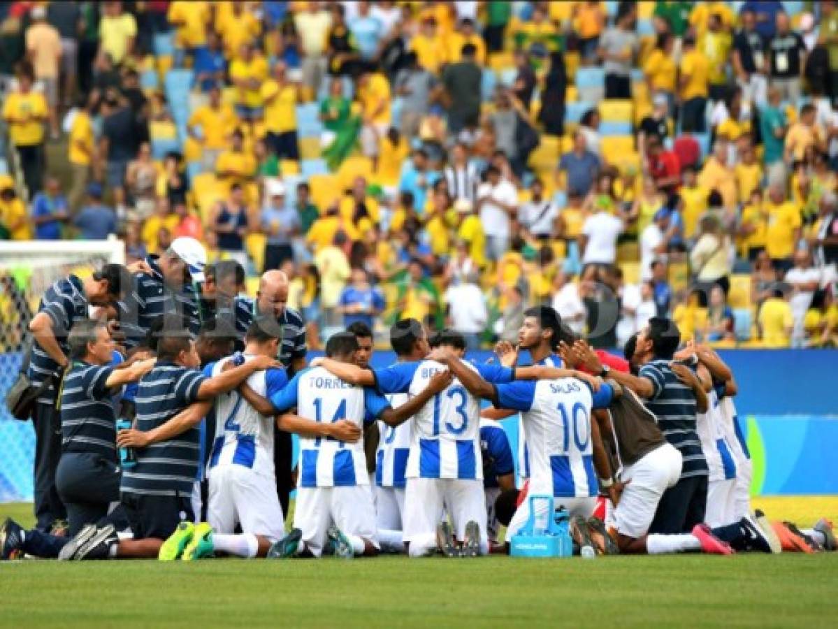 Jugadores de la Selección Sub 23 de Honduras exigen a Fenafuth premios de Rio 2016