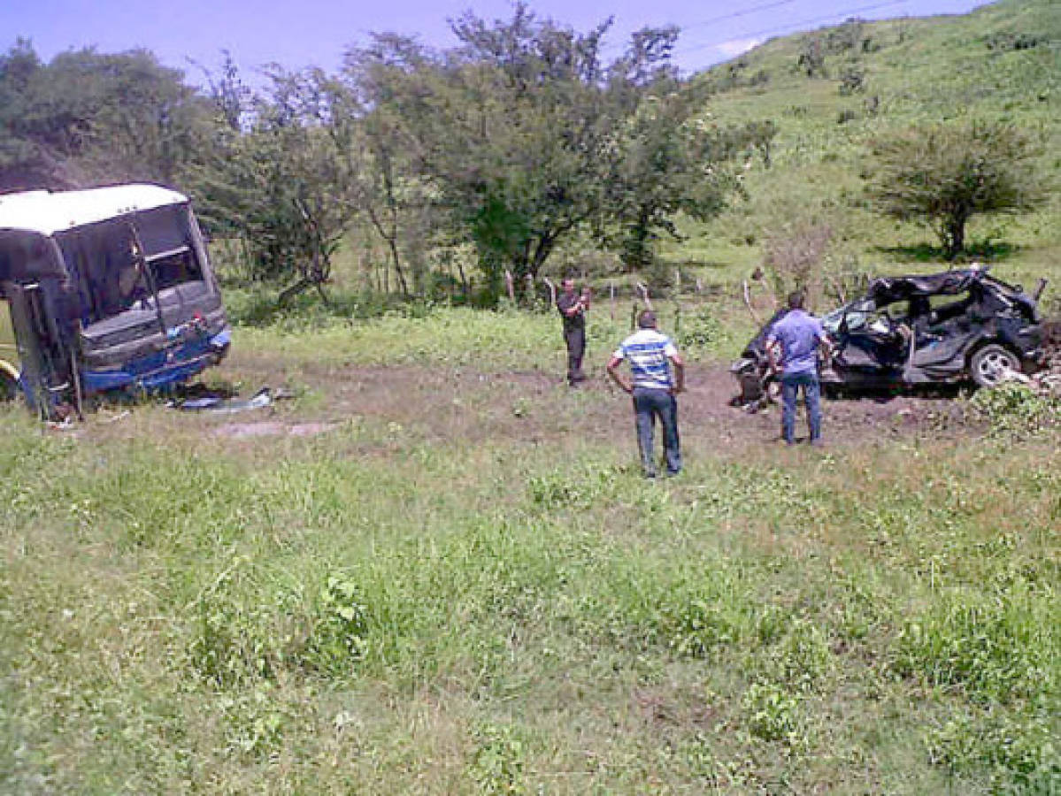 Trágico accidente de tránsito en carretera al sur de Honduras