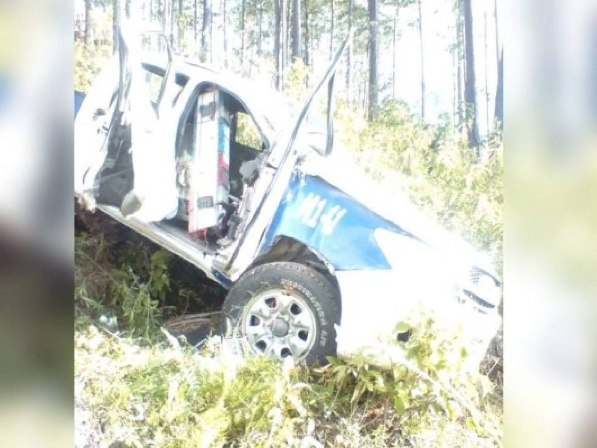 Muere mujer policía en accidente de tránsito en Comayagua