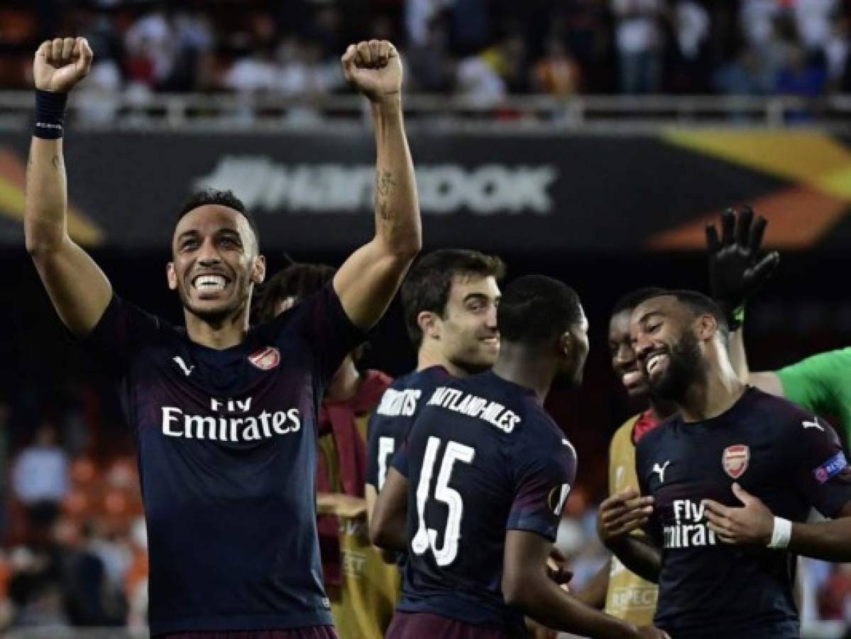 Arsenal gana 4-2 en Valencia y avanza a la final de Europa League