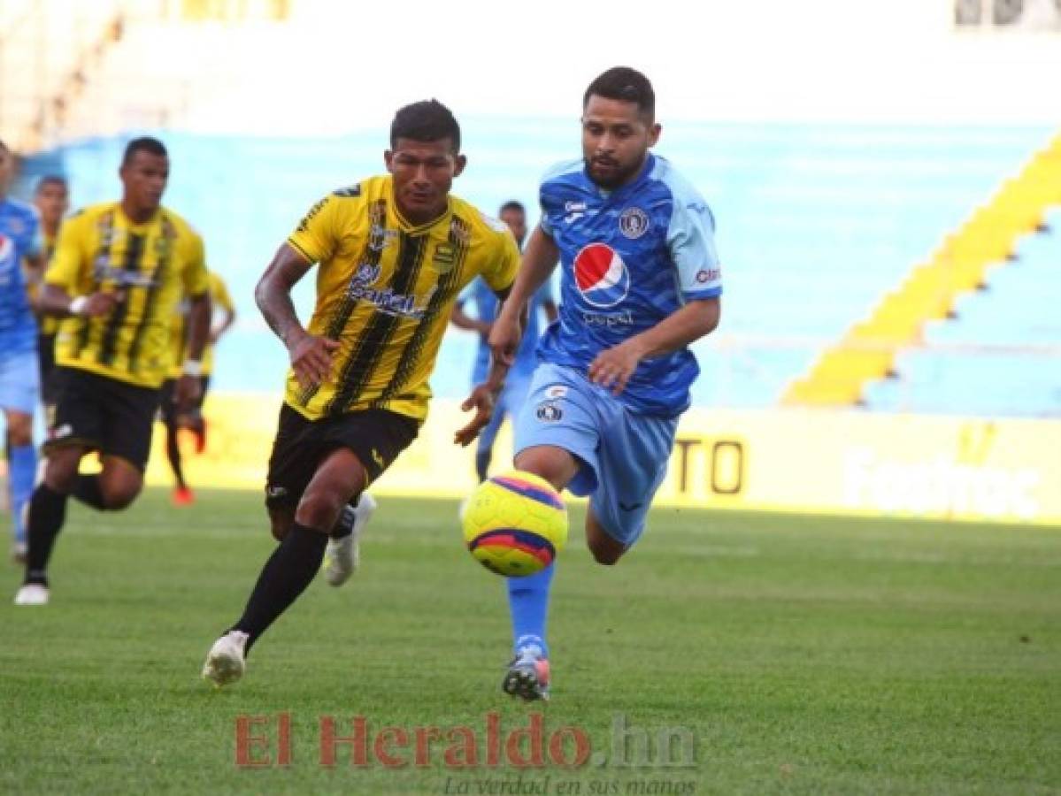 Real España venció 1-0 a Motagua con gol al 99 en el estadio Olímpico