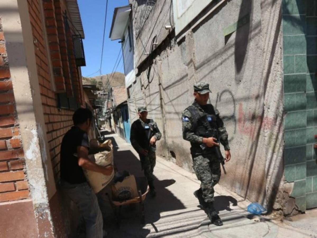 Vigilancia permanente en terminal de colonia El Sitio de Tegucigalpa