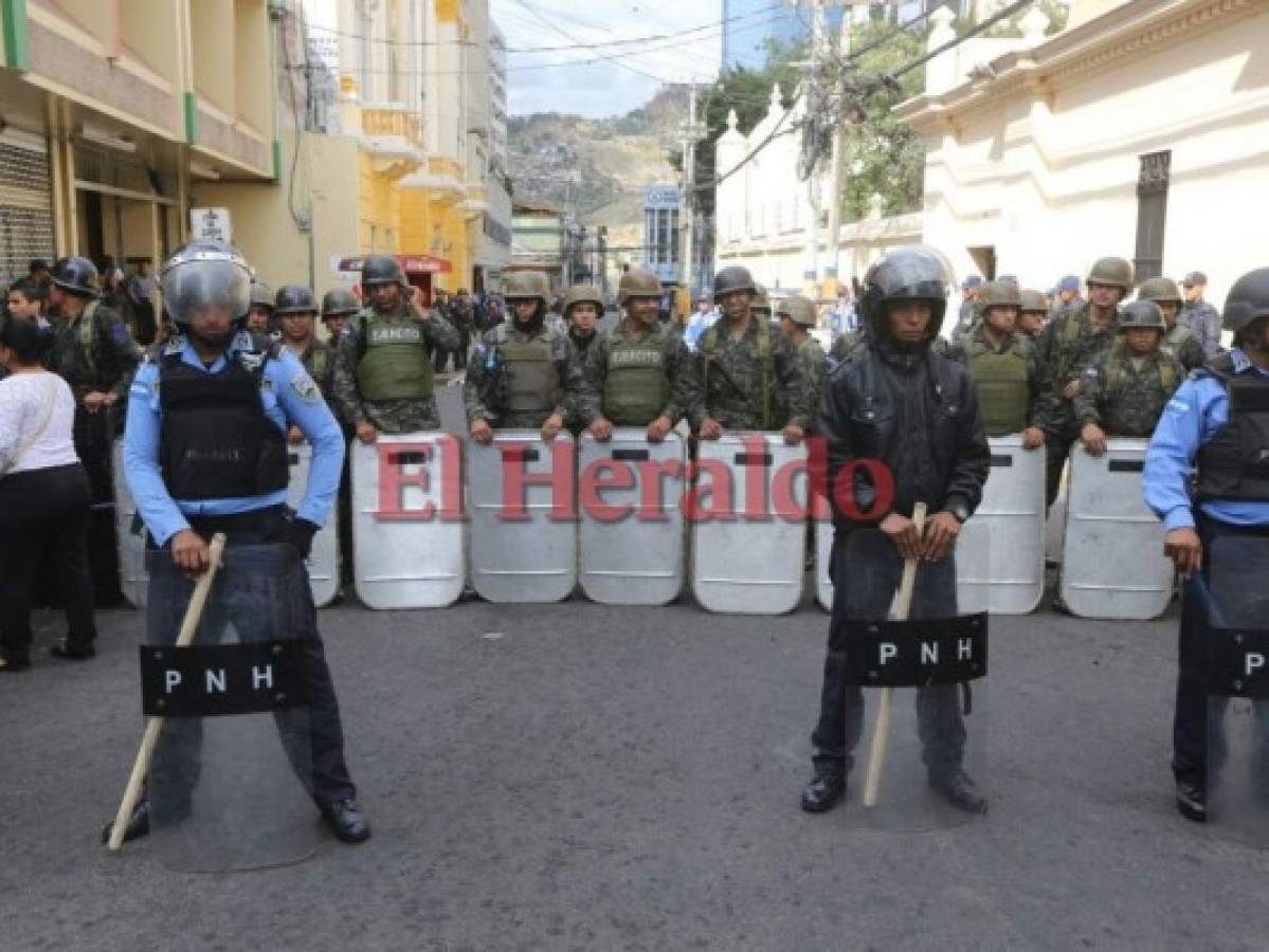 Amplio despliegue de seguridad previo a instalación del nuevo Congreso Nacional