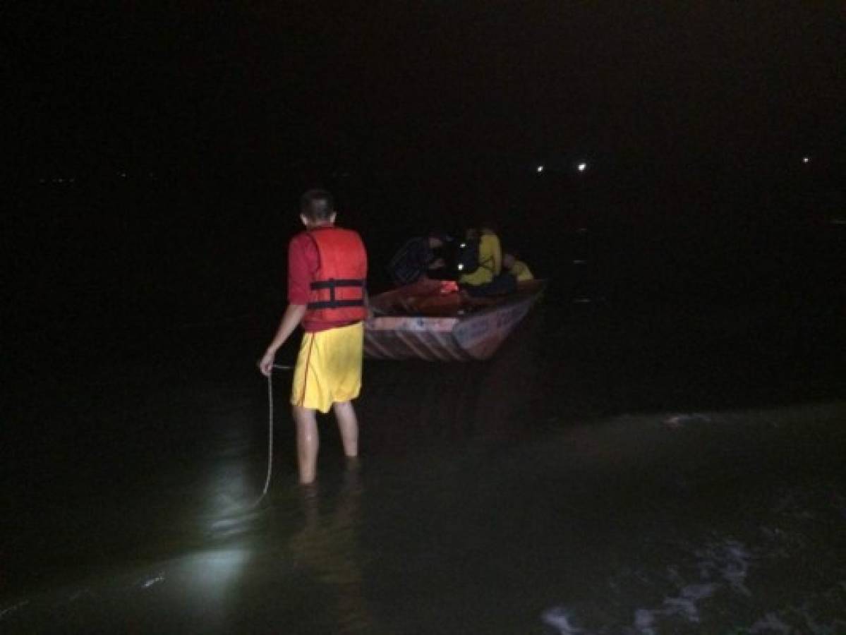 Angustiosa búsqueda de un pescador tras naufragio en el Lago de Yojoa  