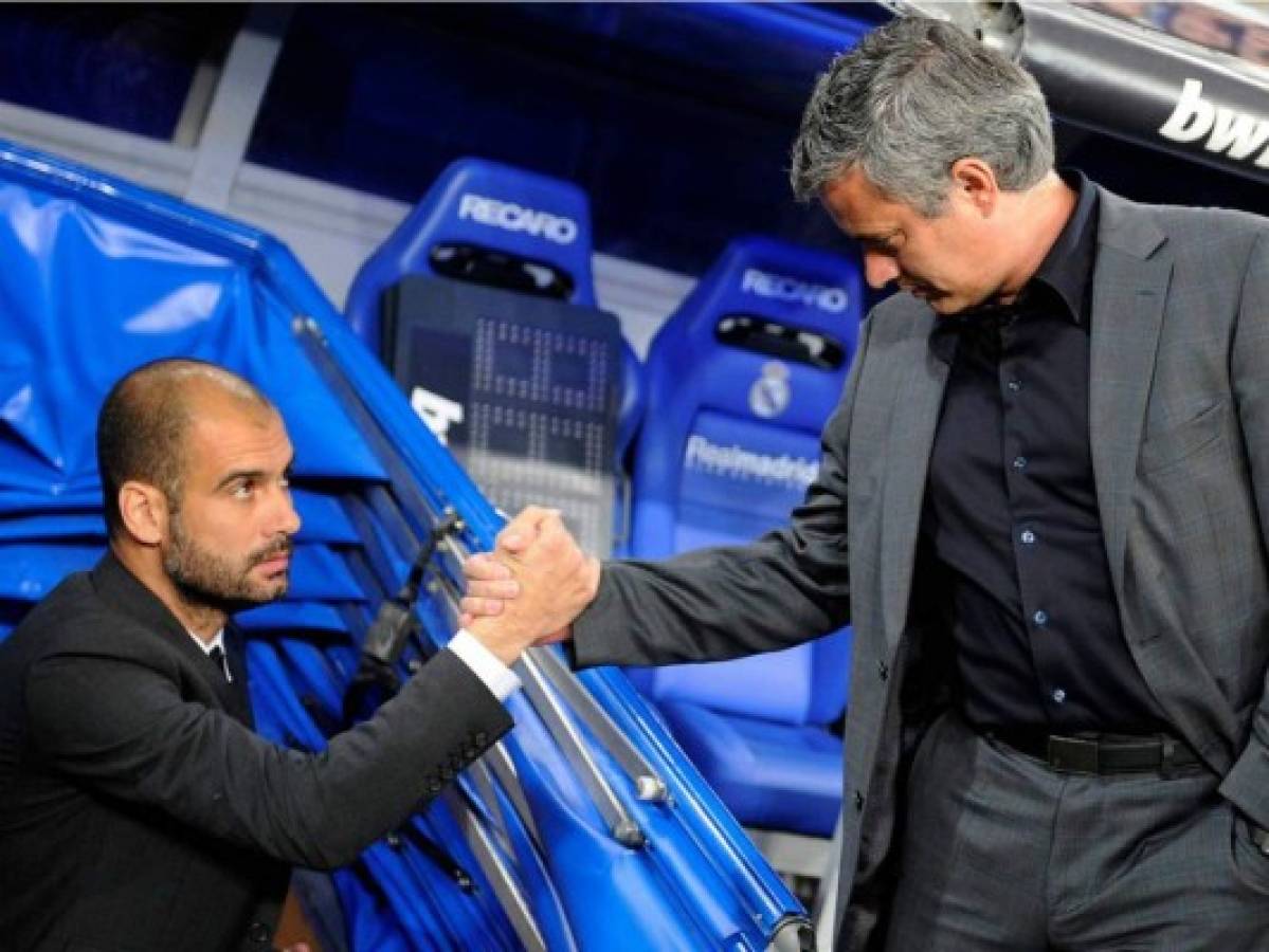 Guardiola estrechará la mano a Mourinho en amistoso del lunes