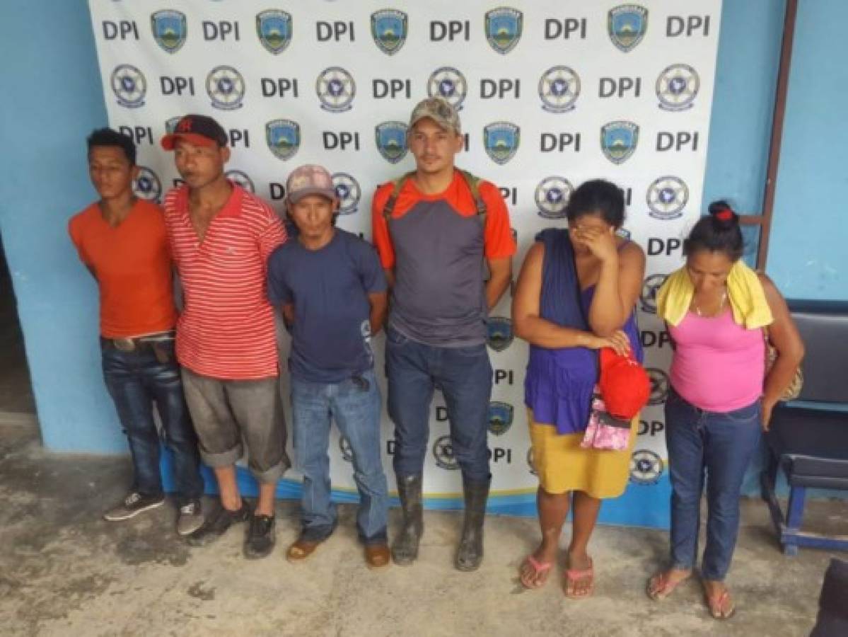 Capturan a ocho supuestos integrantes la banda delictiva 'Los tuncos' en Yoro