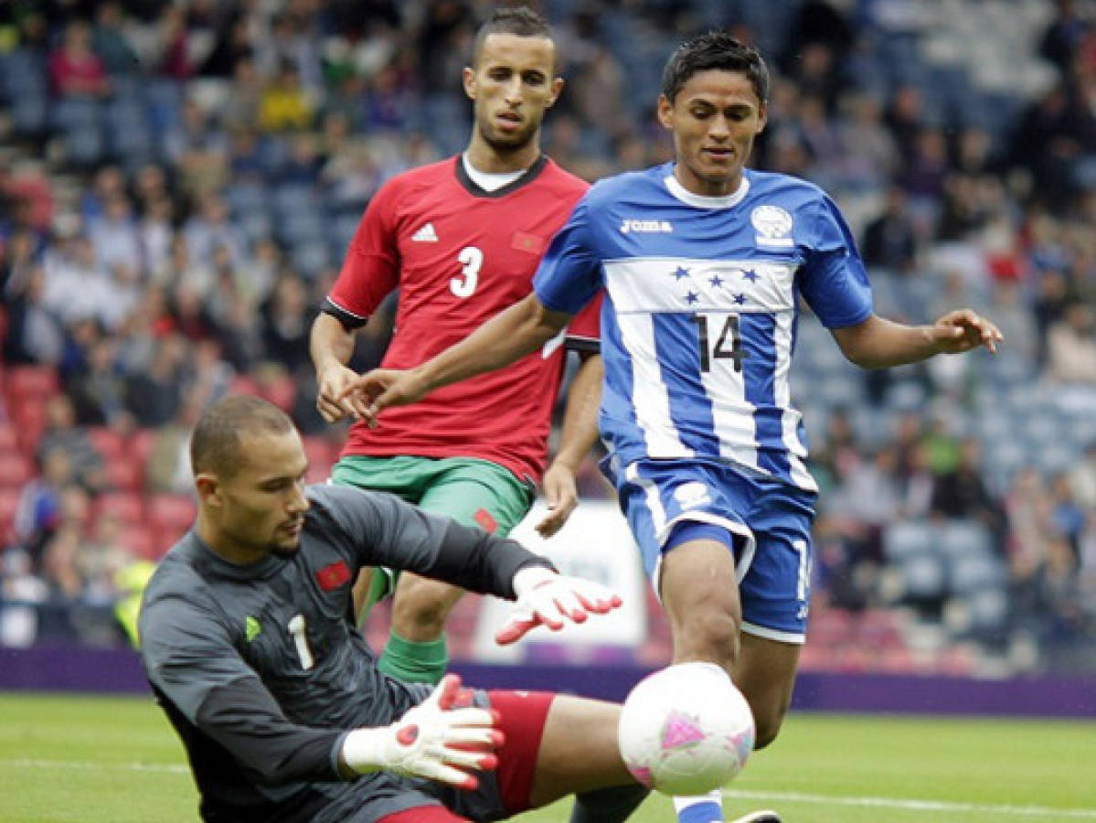 Honduras empata 2-2 ante Marruecos en su debut en Londres 2012