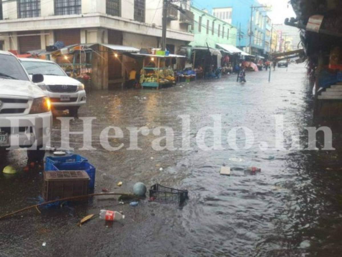 Honduras: Fuertes lluvias sobre Tegucigalpa y alrededores dejan primeros daños