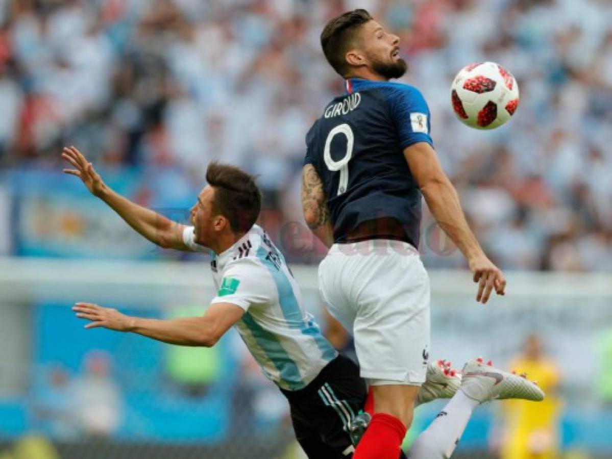 Francia eliminó a Argentina al vencerlo 4-3 en los octavos de la final de Rusia 2018