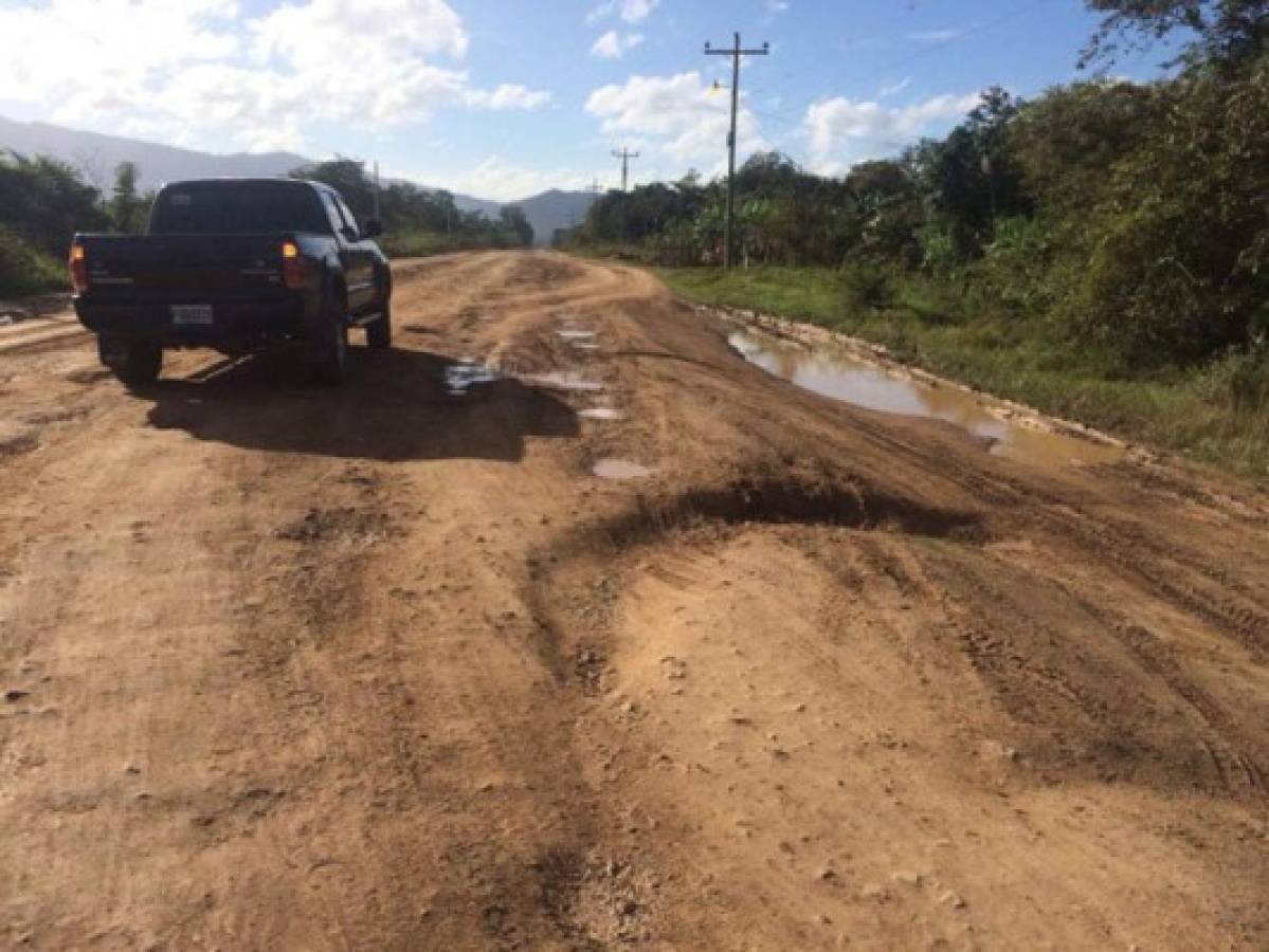 En deplorables condiciones está la carretera de Salamá, Olancho