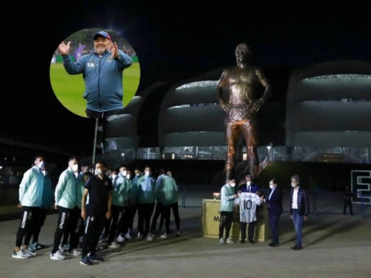 Homenaje a Maradona antes de partido en Copa América