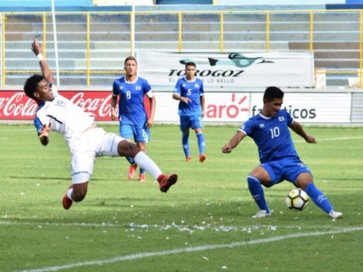 Selección de Honduras sub 21 empata 1-1 ante El Salvador en el estadio Cuscatlán