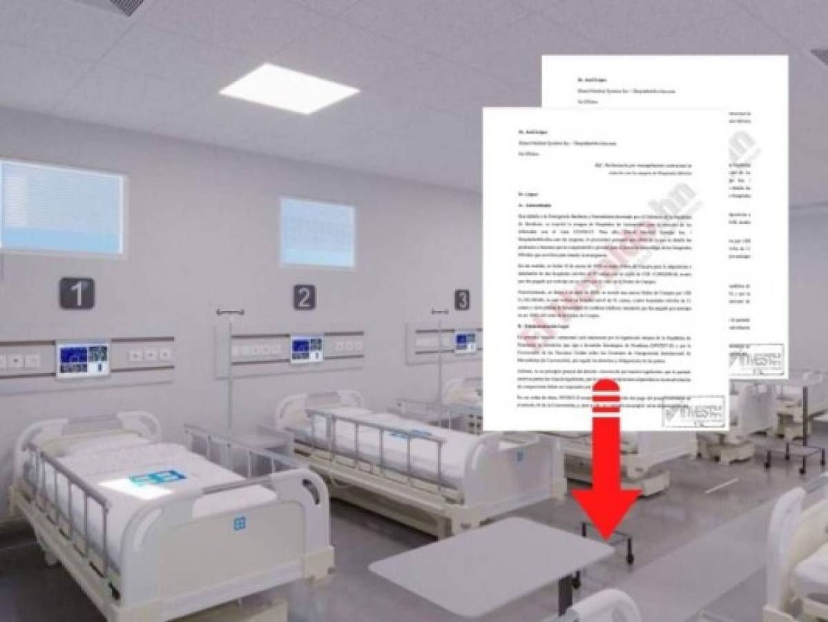 Descargue íntegra la carta de reclamo que envió Invest-H a Axel López por los hospitales móviles