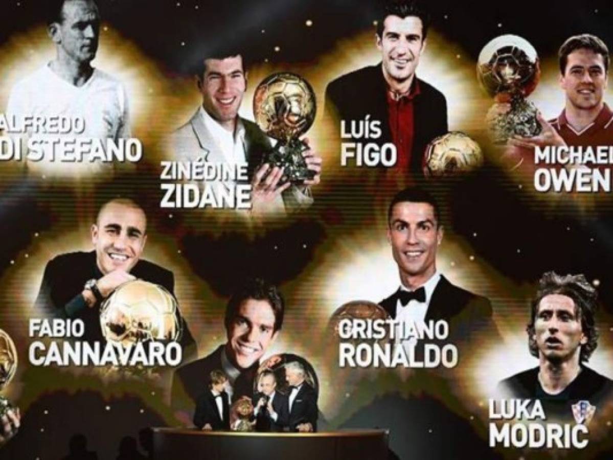 Ellos han sido los ganadores del Balón de Oro a lo largo de la historia
