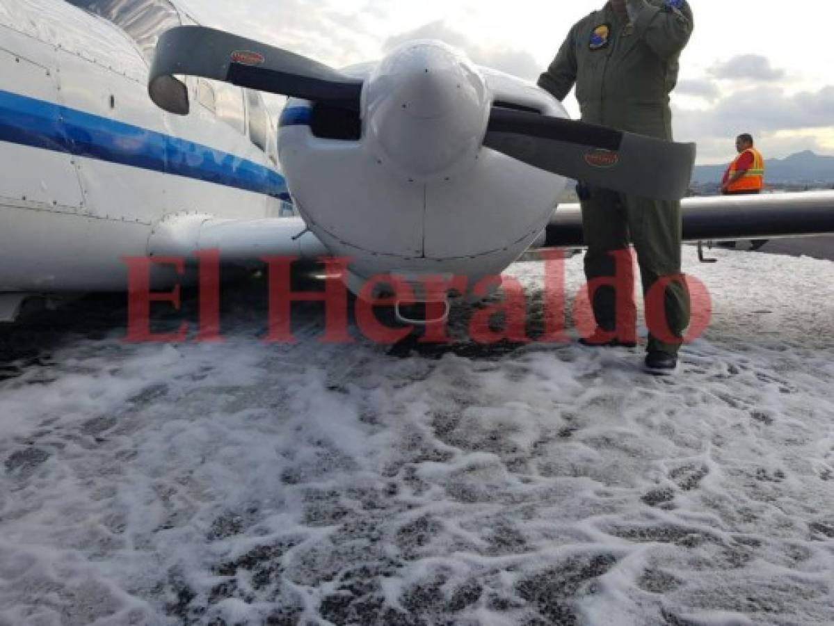 Avioneta sufre incidente al aterrizar en aeropuerto internacional Toncontín