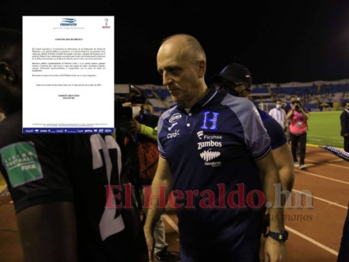 Coito queda fuera, Fenafuth confirma la salida del DT de la Selección de Honduras