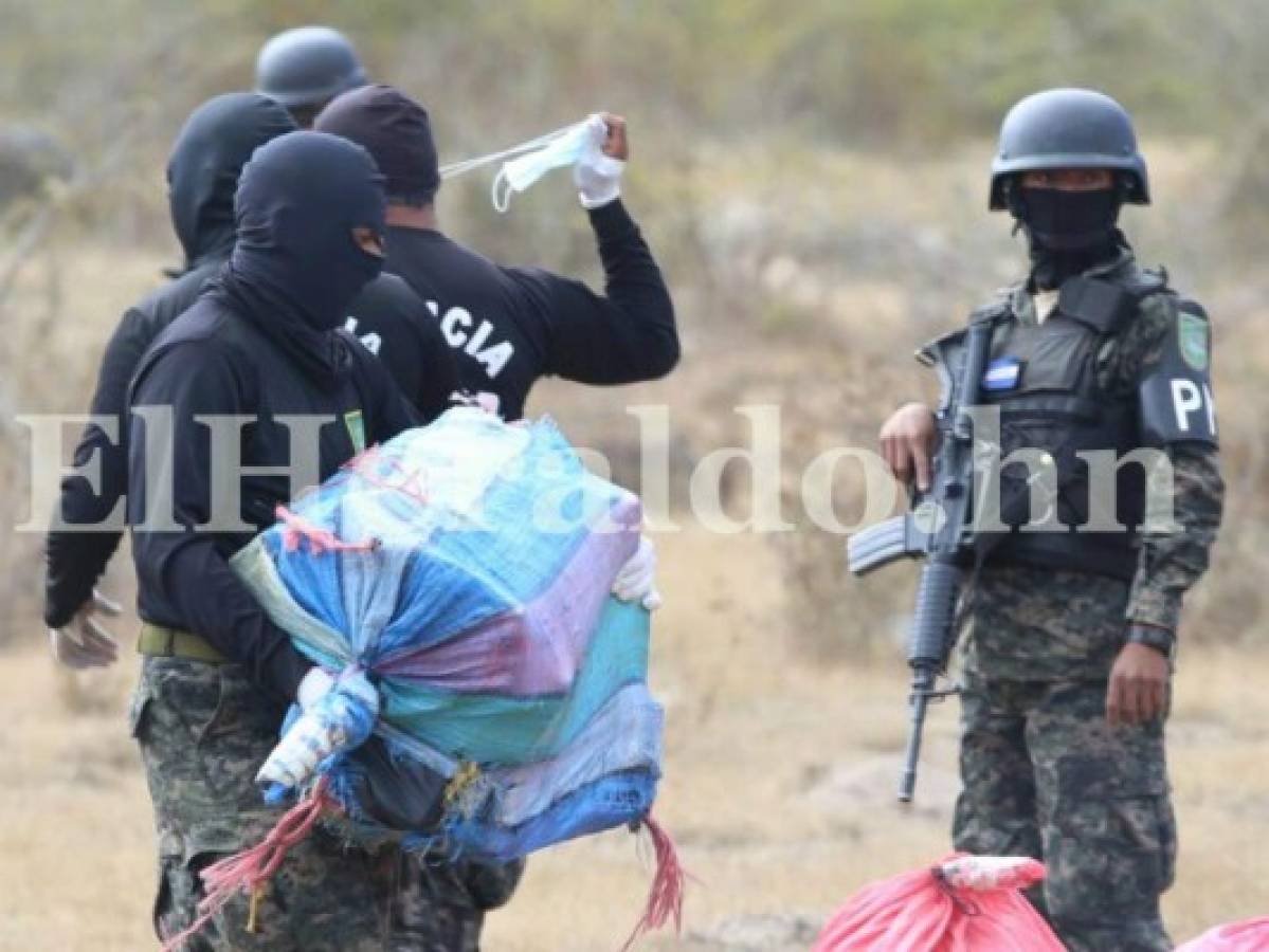 Tegucigalpa: Incineran droga incautada en el Golfo de Fonseca valorada en $ 10 millones