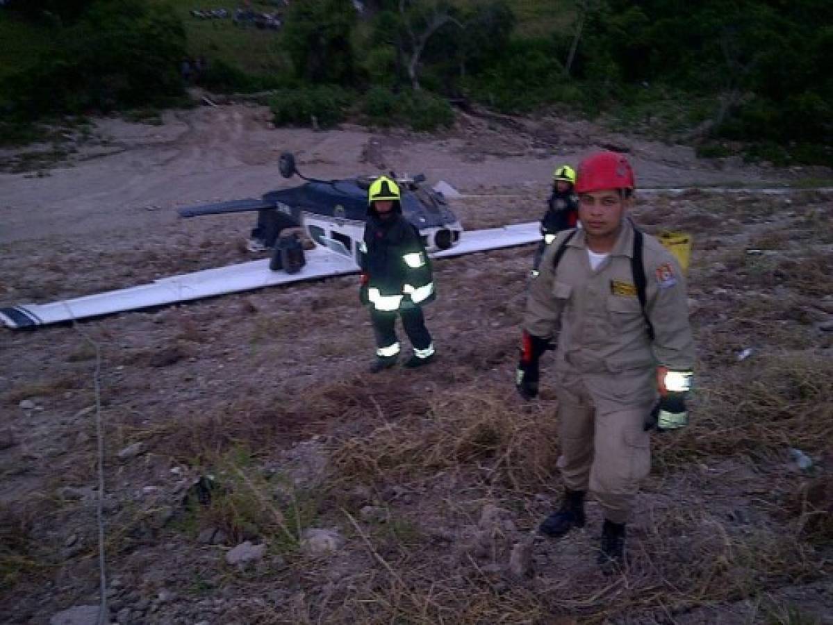 Accidente aéreo en el occidente de Honduras