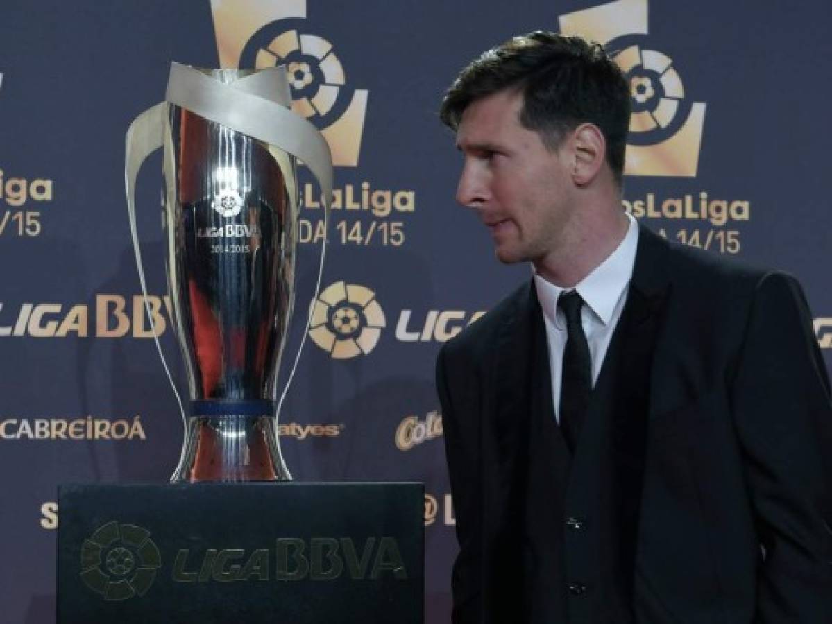 El Barça, con Messi a la cabeza, arrasa en los premios de la Liga