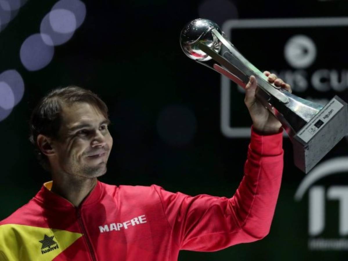 Rafael Nadal sella victoria de España en la Copa Davis