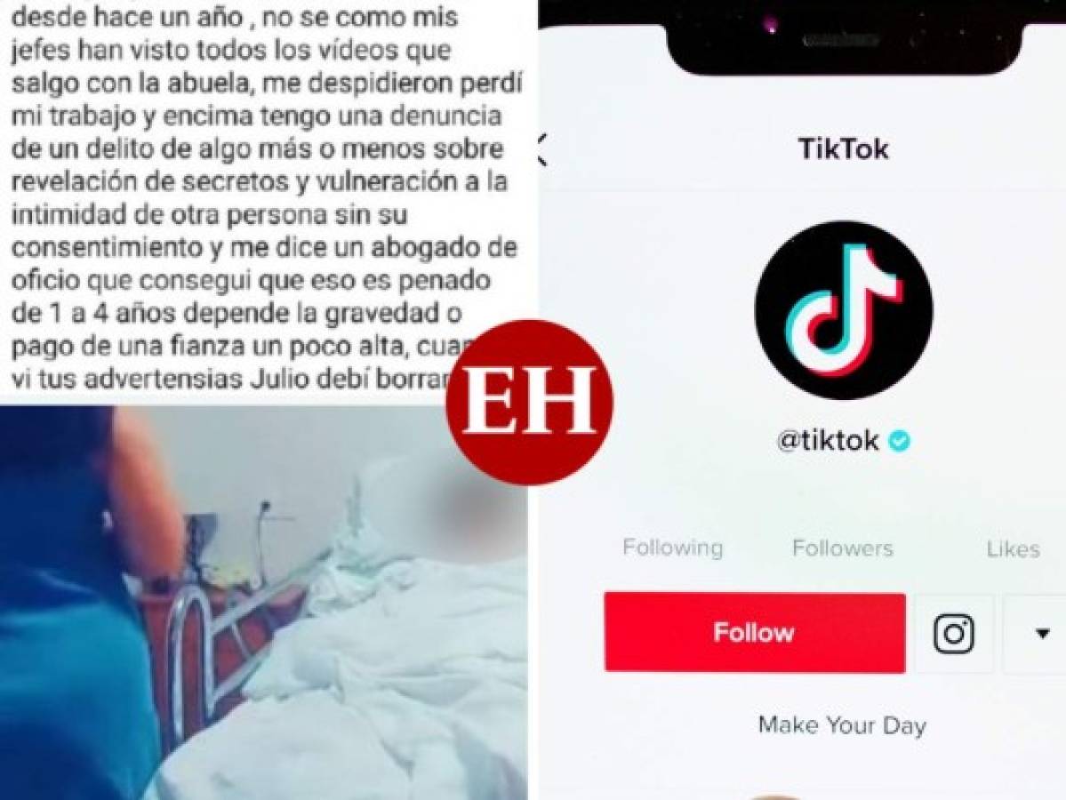 Despidos y hasta demandas enfrentan hondureñas por hacer Tik Toks de las personas que cuidan en España