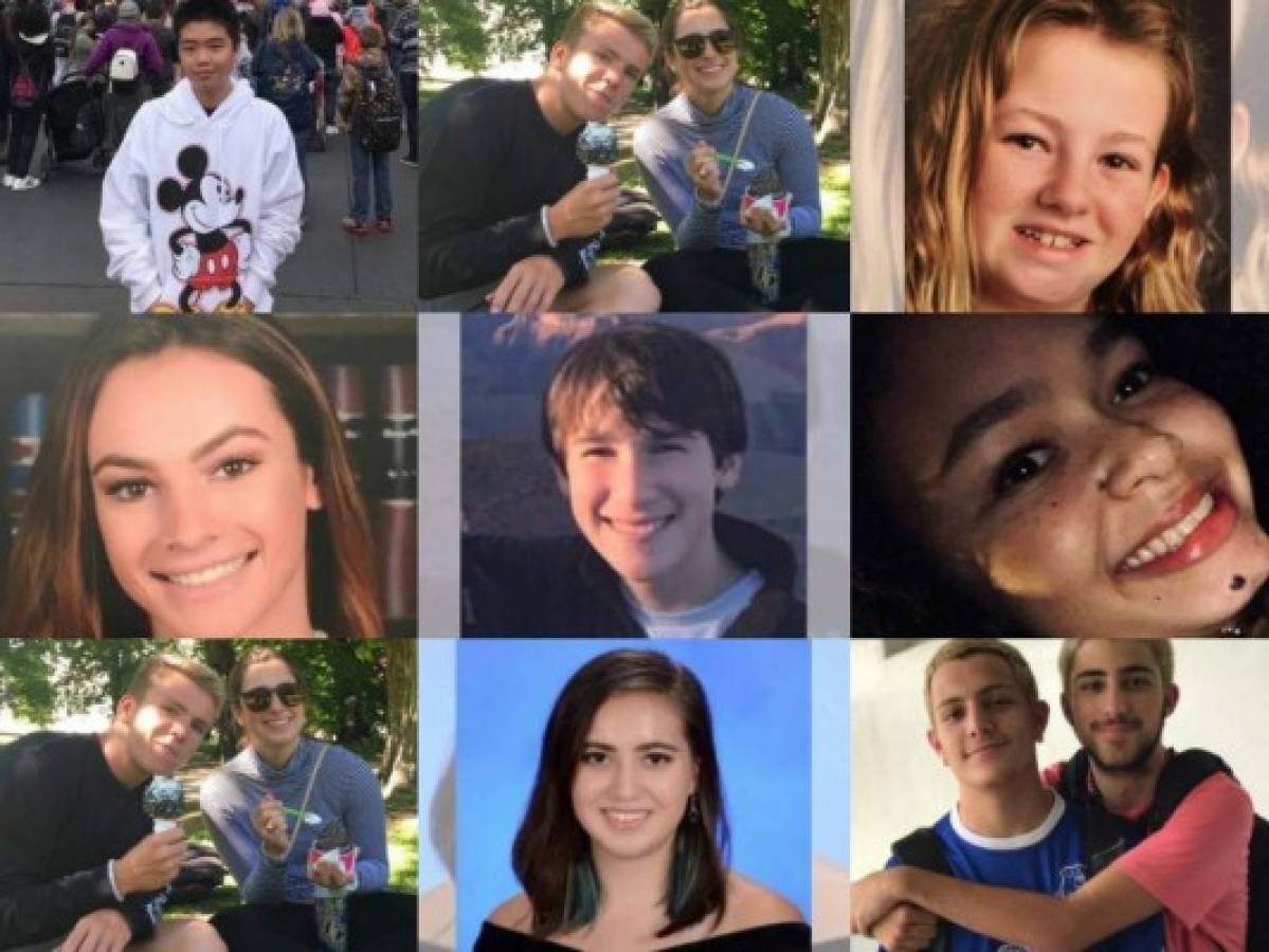 Los rostros de las víctimas del tiroteo en la escuela secundaria de Parkland, Florida