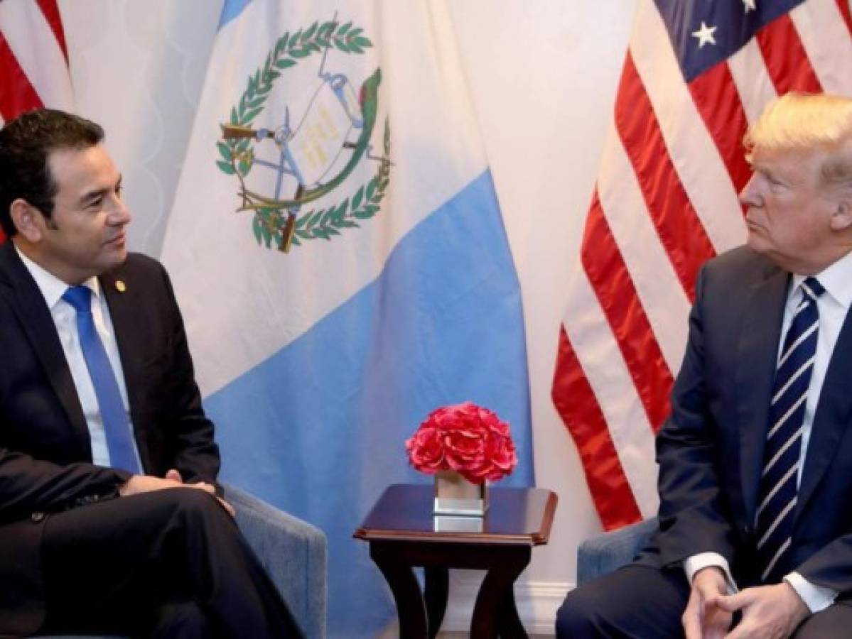Presidente guatemalteco Jimmy Morales abordará migración con Donald Trump