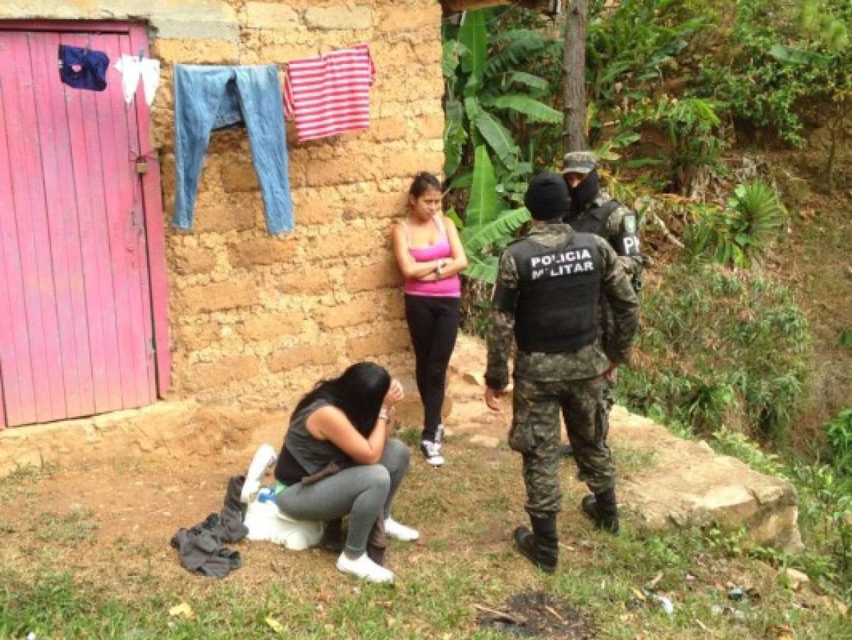 Capturan a tres personas en posesión de droga en Valle de Ángeles