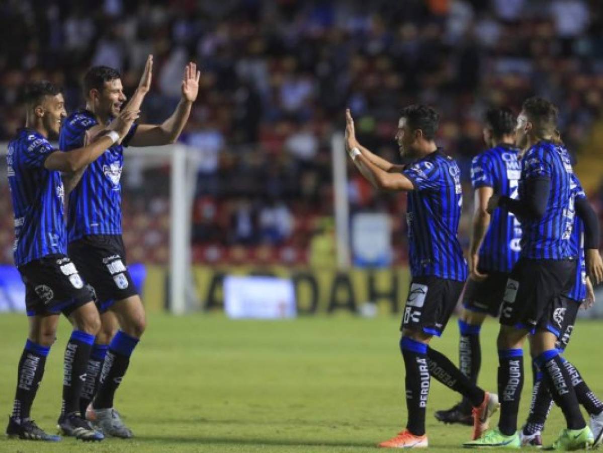 Querétaro golea 3-0 al Necaxa en el Apertura-2021 del fútbol mexicano